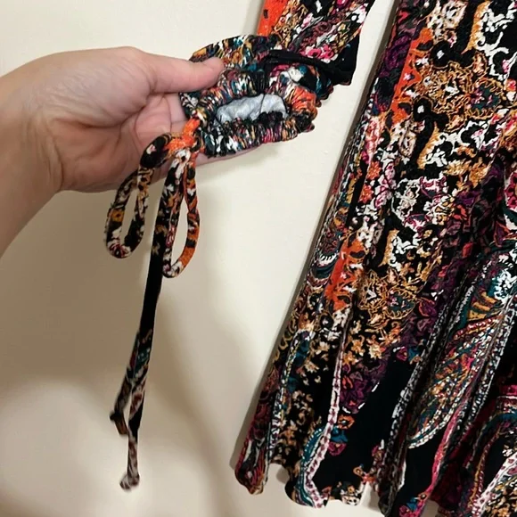NWT Free People All Dolled Up Paisley Dress Sz Small - Picture 3 of 9